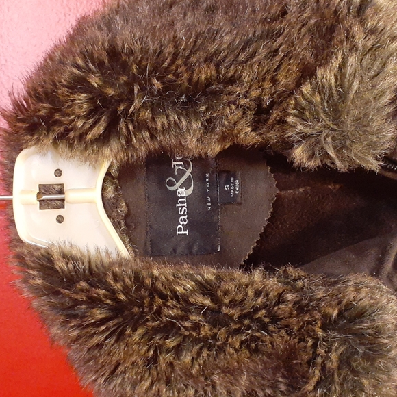 Pasha and Joe sherpa jacket size small - Picture 2 of 6
